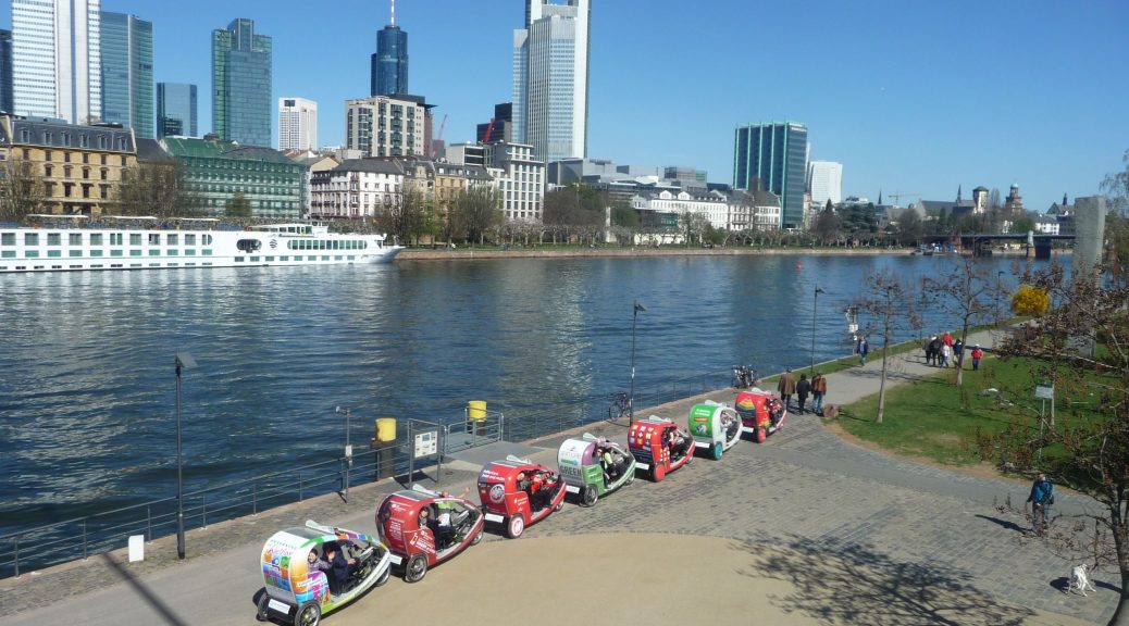 Unterwegs mit dem Velotaxi